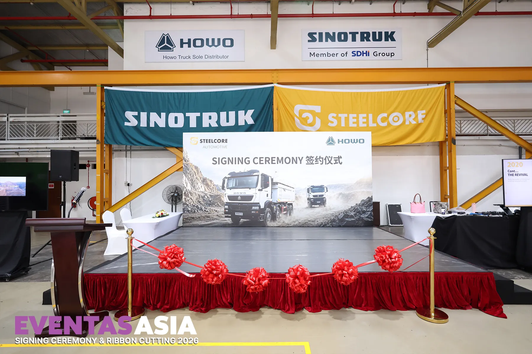 Eventas Asia Ribbon Cutting Ceremony Stage